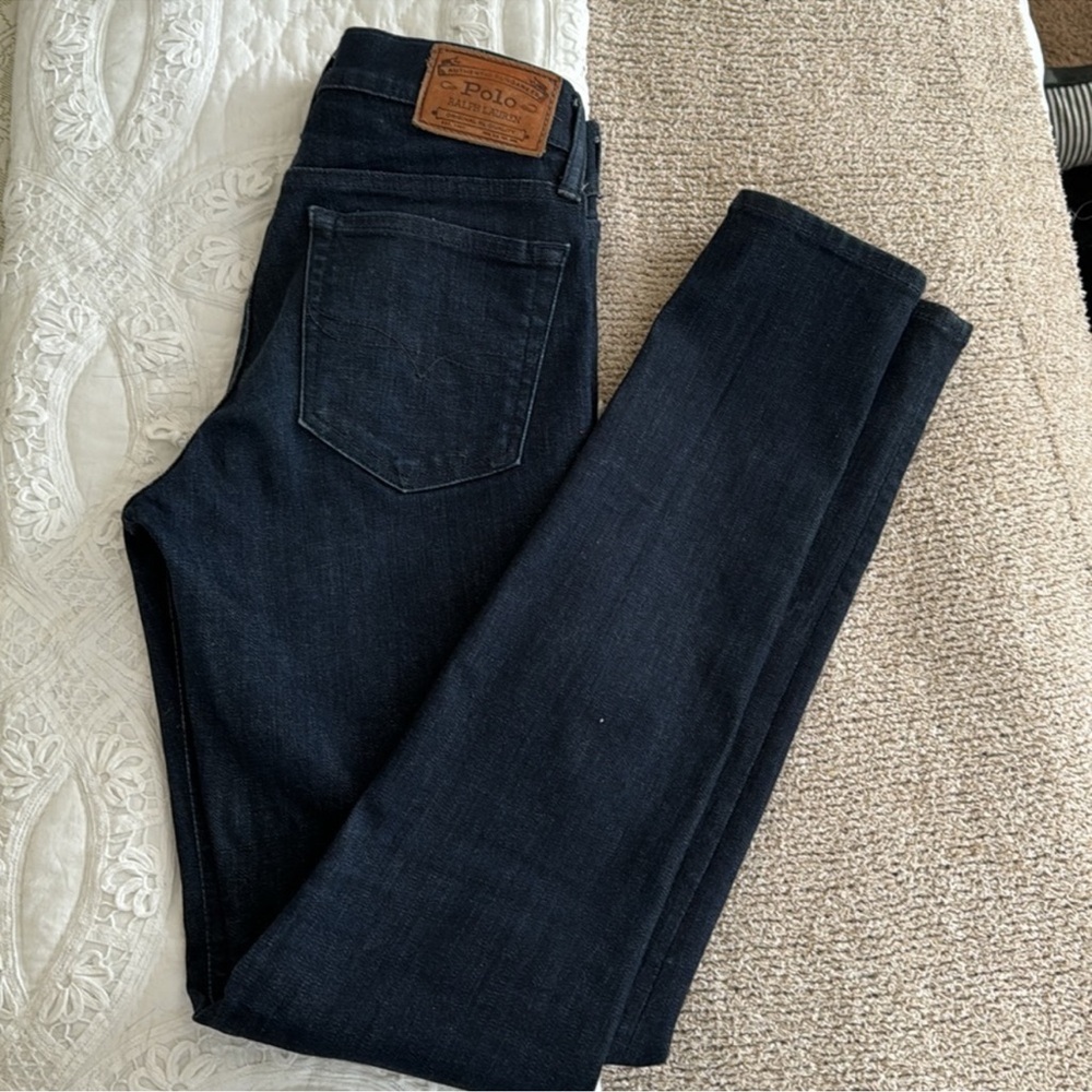 Polo by Ralph Lauren Women's Skinny Jeans - Dark Blue